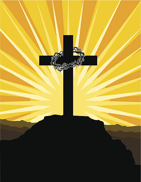 Detail Cross With Sun Rays Clipart Nomer 6