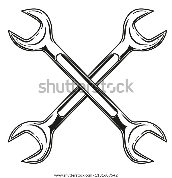 Detail Crossed Wrench Clipart Nomer 33