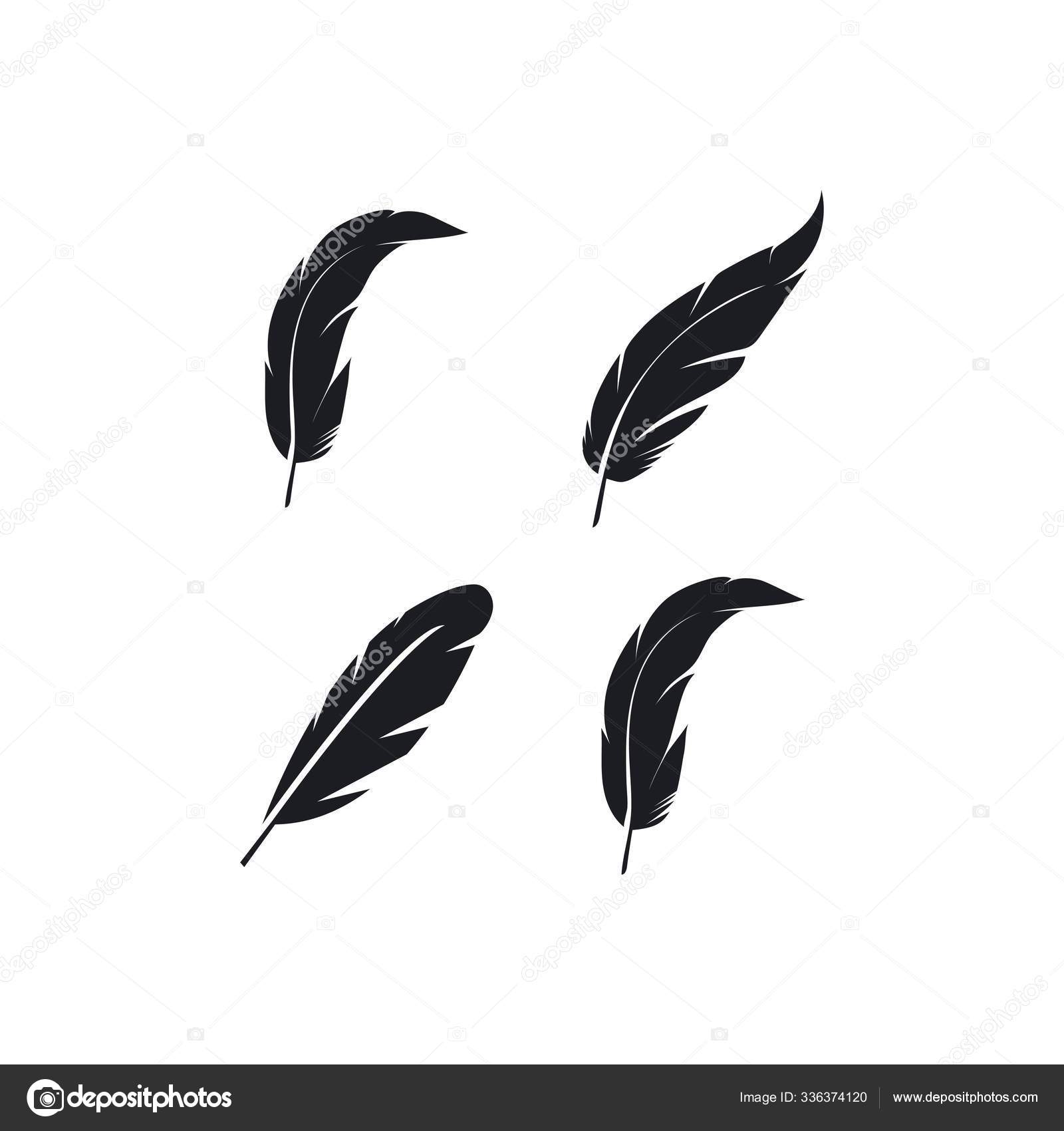 Detail Crow Feather Vector Nomer 54