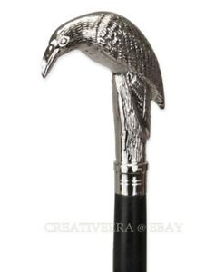 Detail Crow Skull Cane Nomer 18