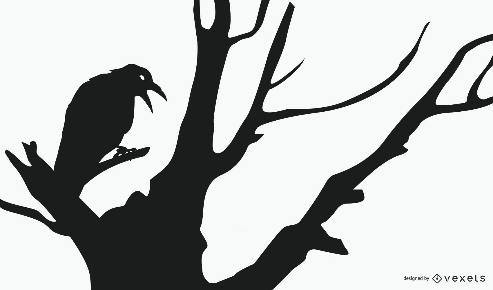 Detail Crow Vector Png Nomer 34