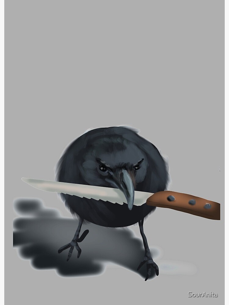 Detail Crow With Knife Meme Nomer 2