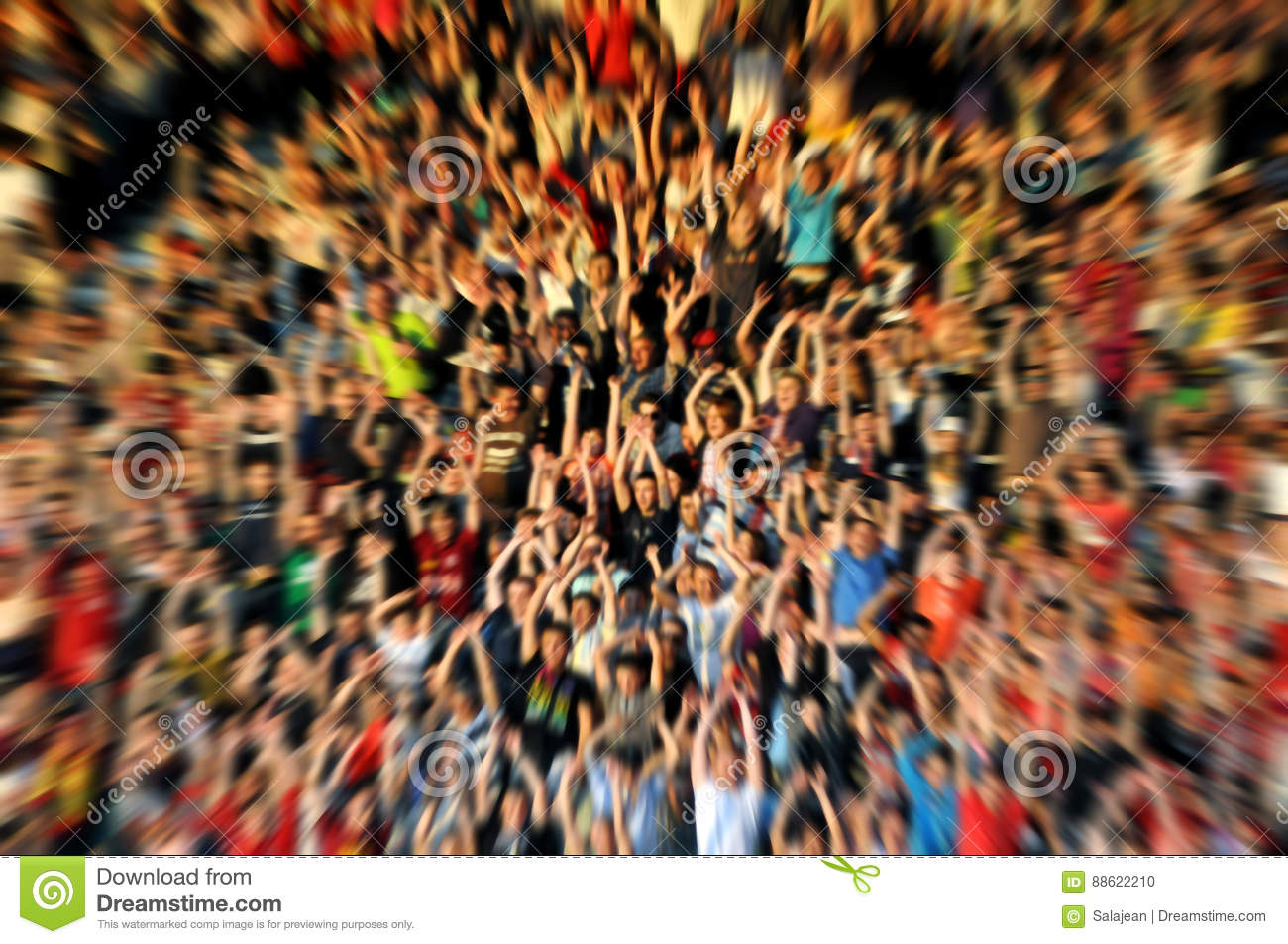 Detail Crowd Background Nomer 14