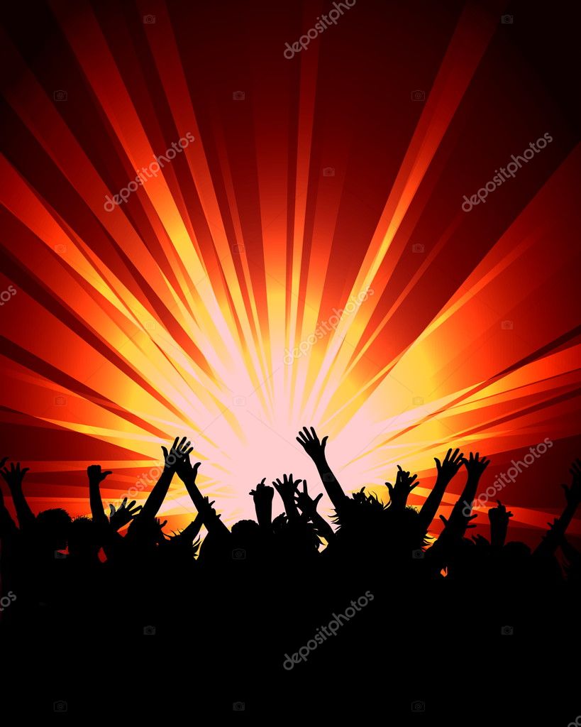 Detail Crowd Background Nomer 20