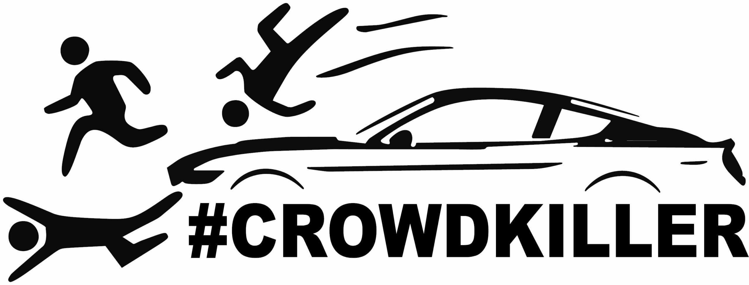 Crowd Killer Mustang Sticker - KibrisPDR