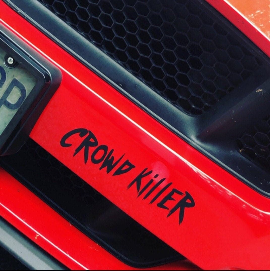 Detail Crowd Killer Mustang Sticker Nomer 3