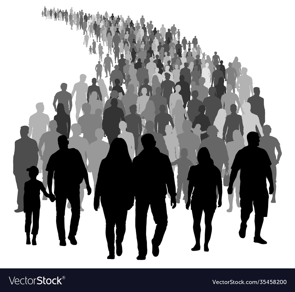 Detail Crowd Of People Clipart Nomer 23