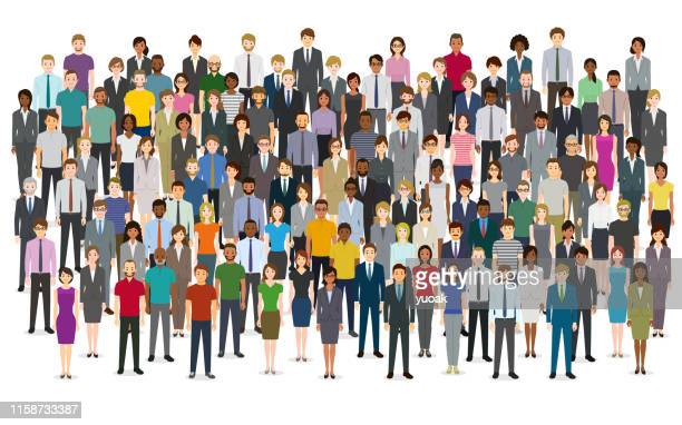 Detail Crowd Of People Clipart Nomer 24