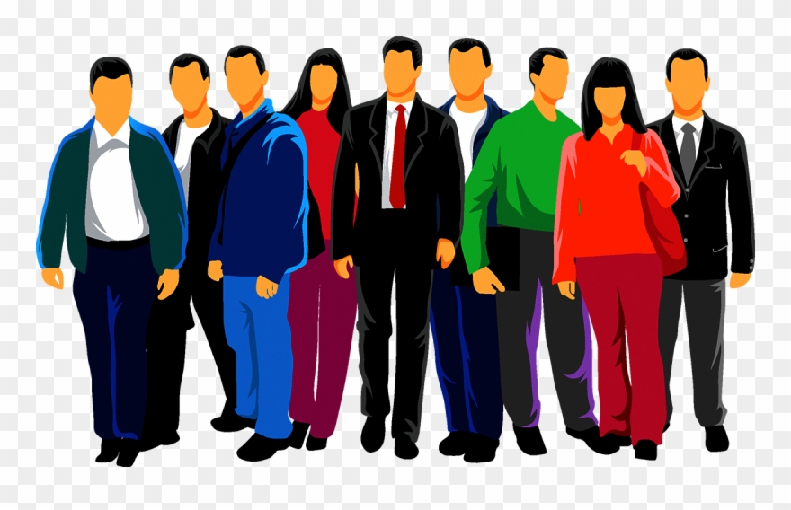 Detail Crowd Vector Png Nomer 38