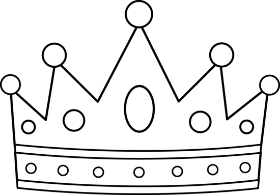 Detail Crown Black And White Clipart Nomer 30