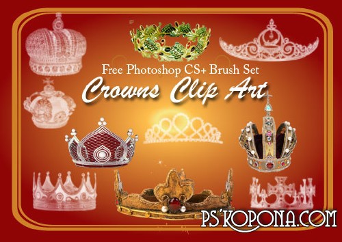 Detail Crown Photoshop Brushes Nomer 48