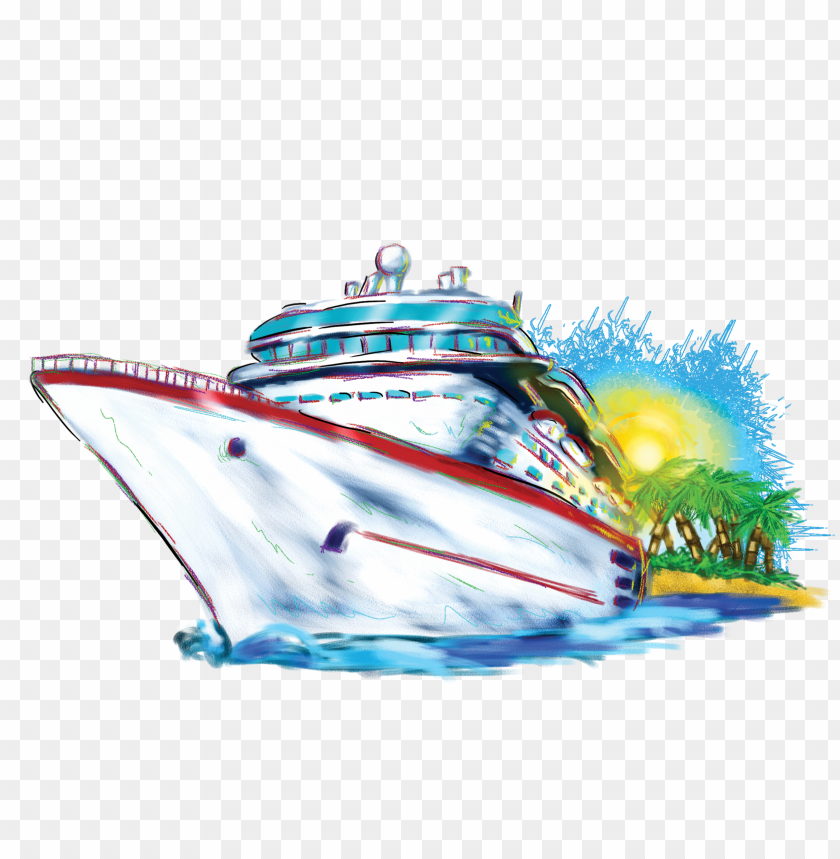 Detail Cruise Ship Clip Art Png Nomer 13