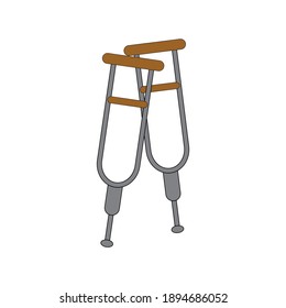 Detail Crutch Clipart Nomer 12