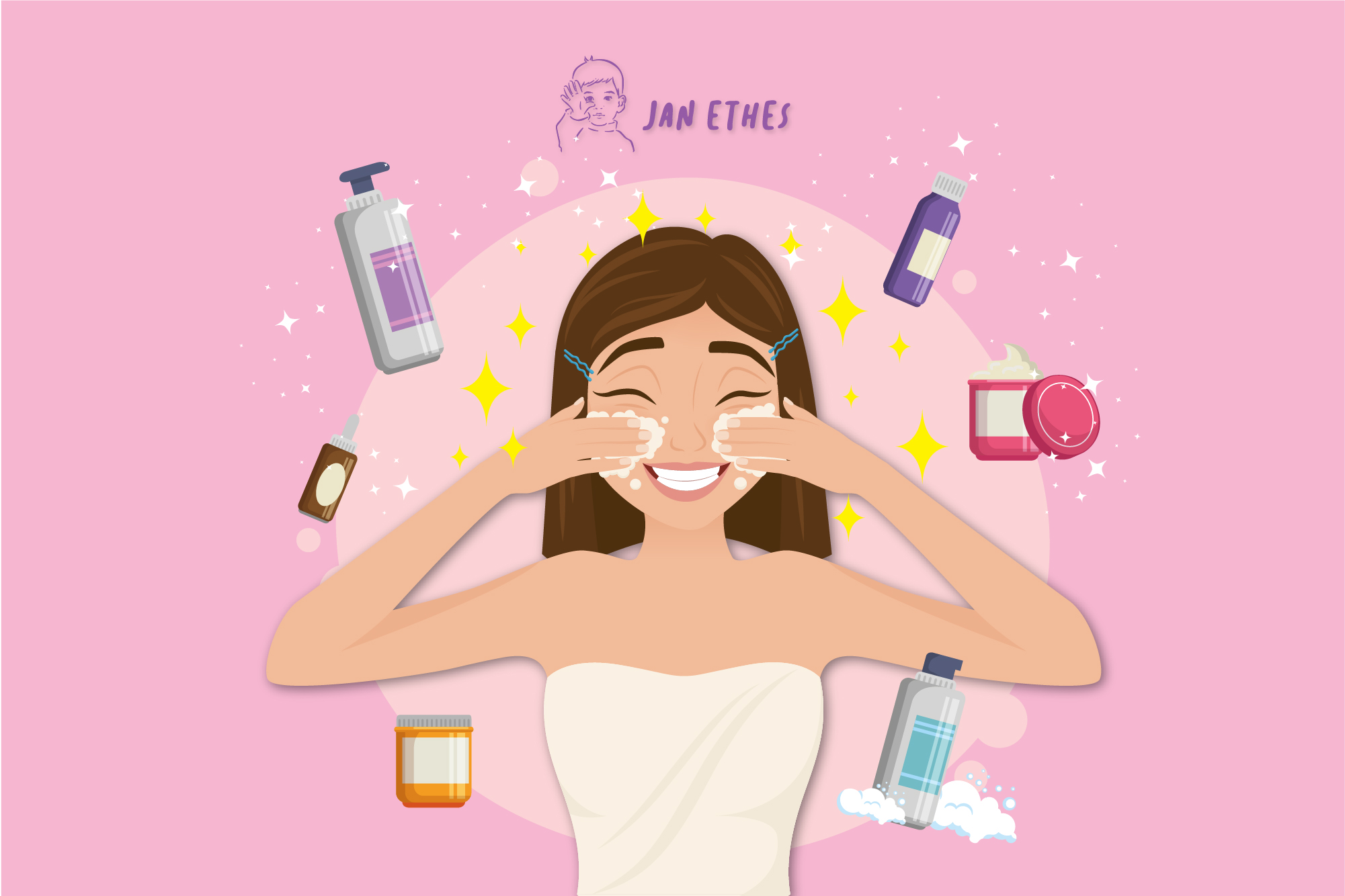 Detail Cuci Muka Kartun Nomer 13