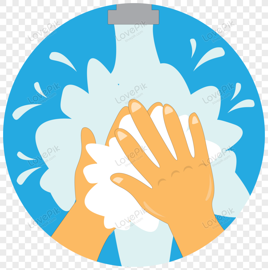 Detail Cuci Tangan Vector Nomer 3