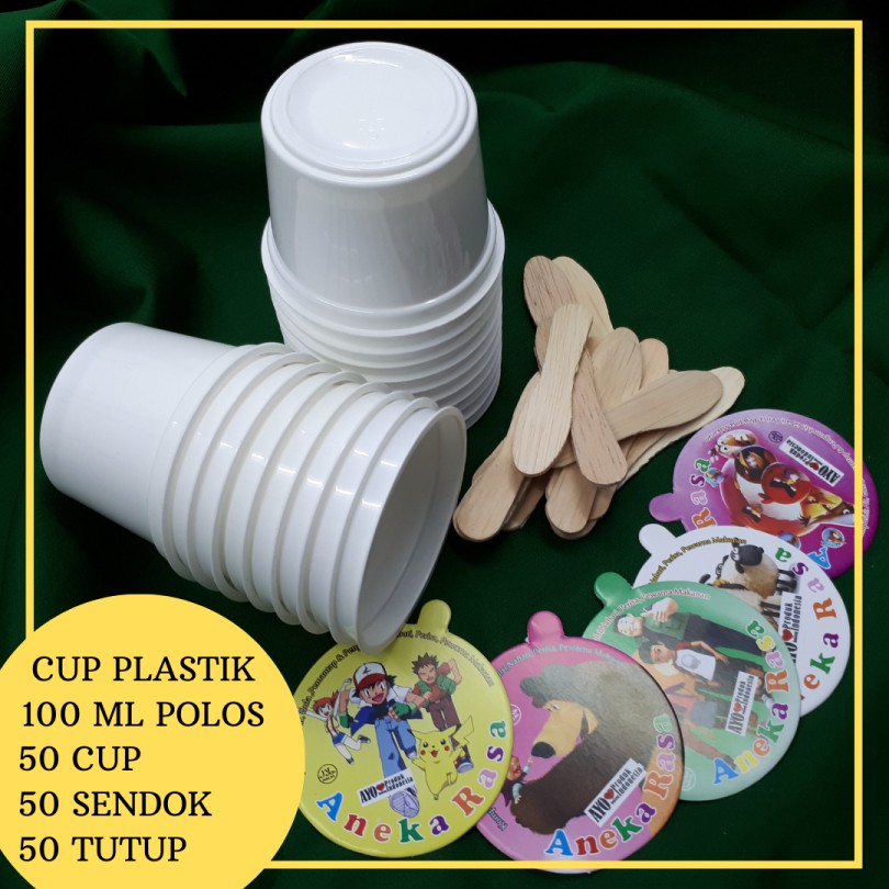 Cup Ice Cream Plastik - KibrisPDR