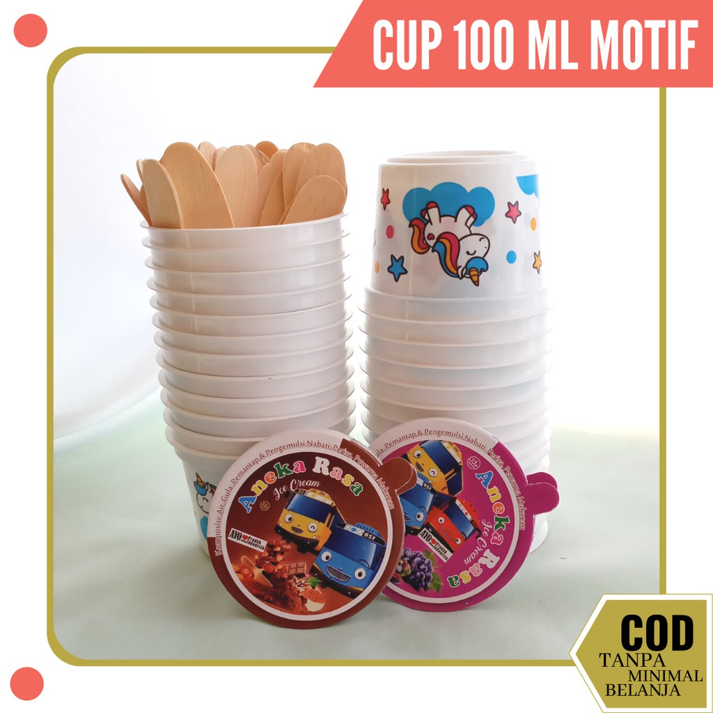 Detail Cup Ice Cream Unik Nomer 47