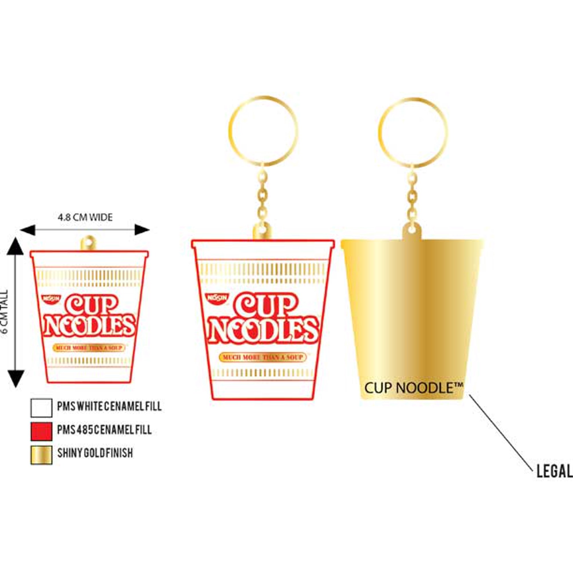 Detail Cup Noodle Keychain Nomer 28