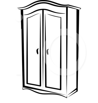 Detail Cupboard Clipart Black And White Nomer 13