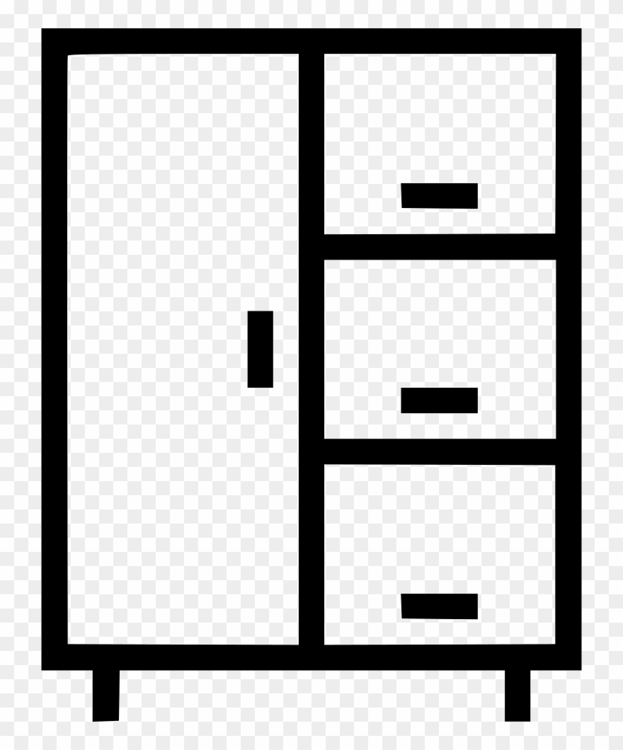 Detail Cupboard Clipart Black And White Nomer 30