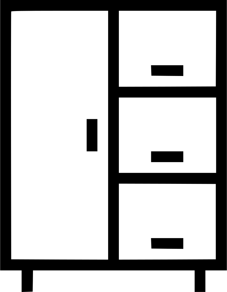 Detail Cupboard Clipart Black And White Nomer 41