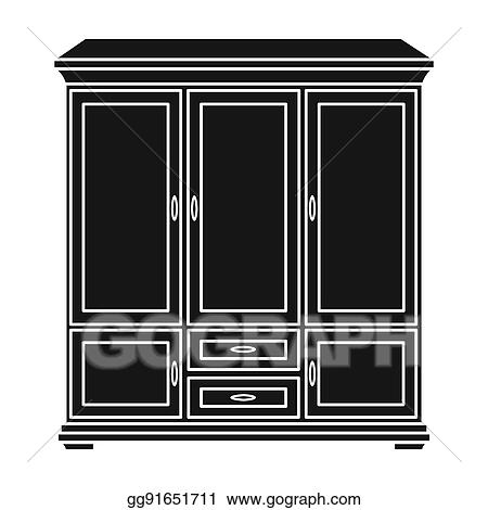 Detail Cupboard Clipart Black And White Nomer 42