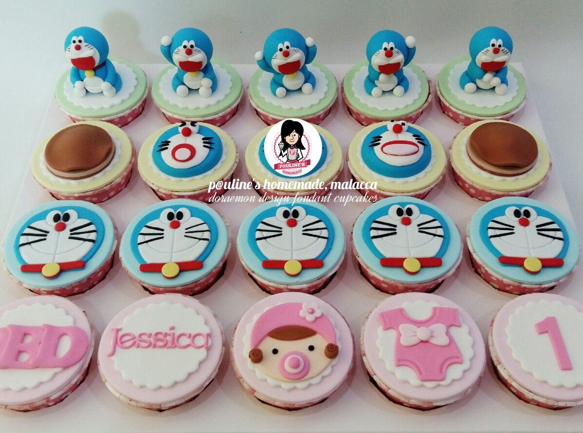 Detail Cupcake Gambar Doraemon Nomer 25