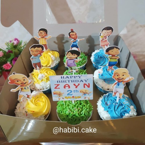 Detail Cupcake Upin Ipin Nomer 2