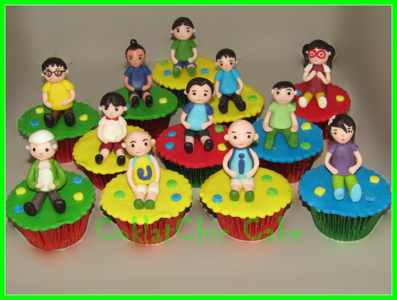 Detail Cupcake Upin Ipin Nomer 13