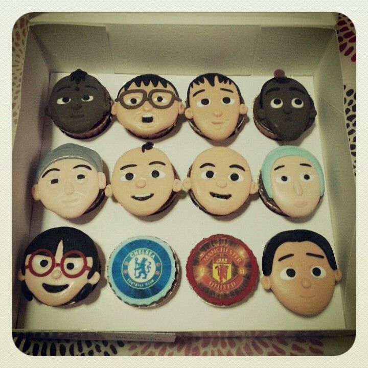 Detail Cupcake Upin Ipin Nomer 3