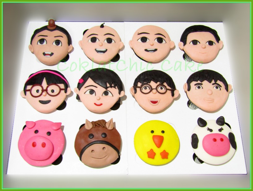 Detail Cupcake Upin Ipin Nomer 20