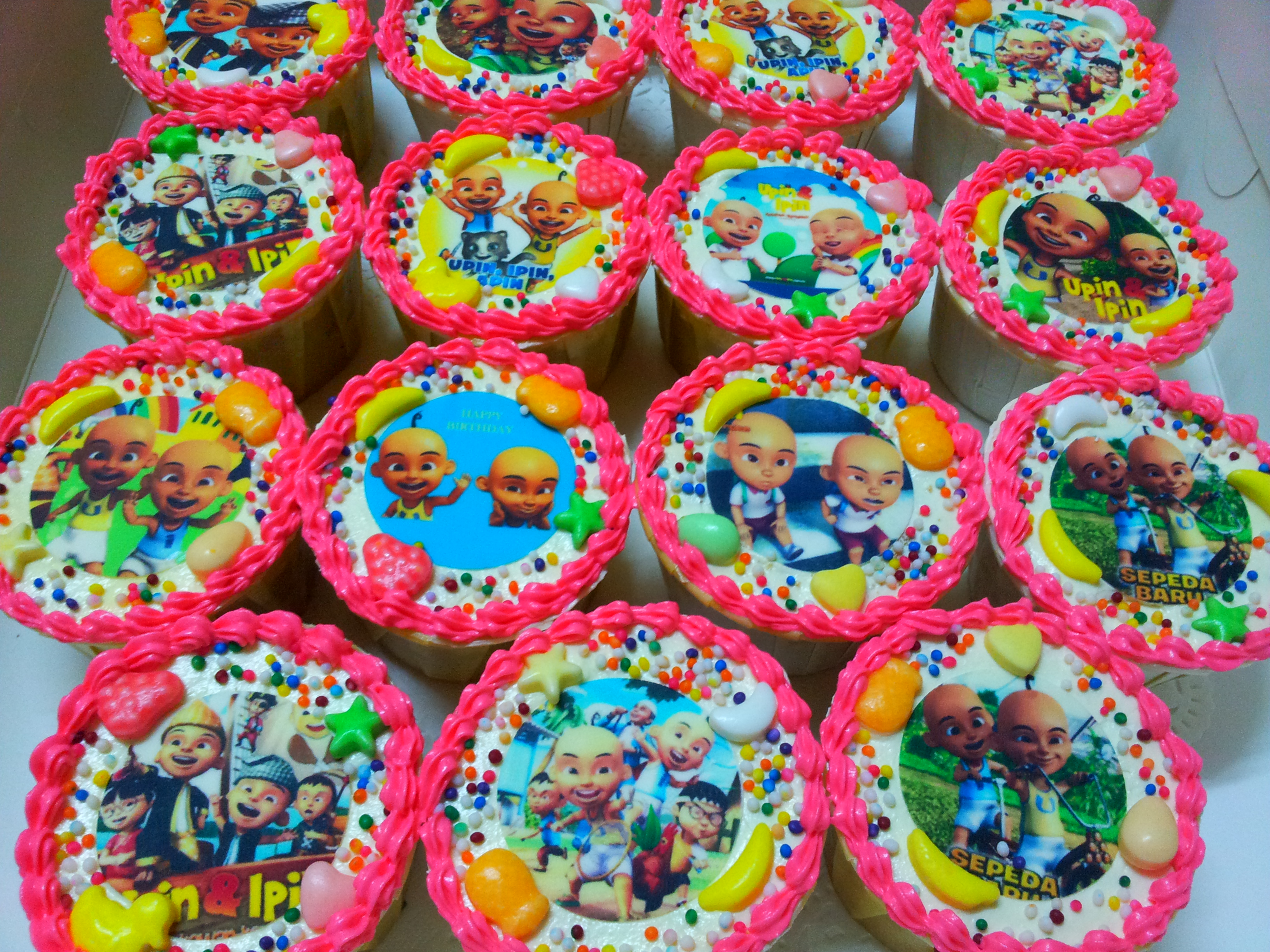 Detail Cupcake Upin Ipin Nomer 23