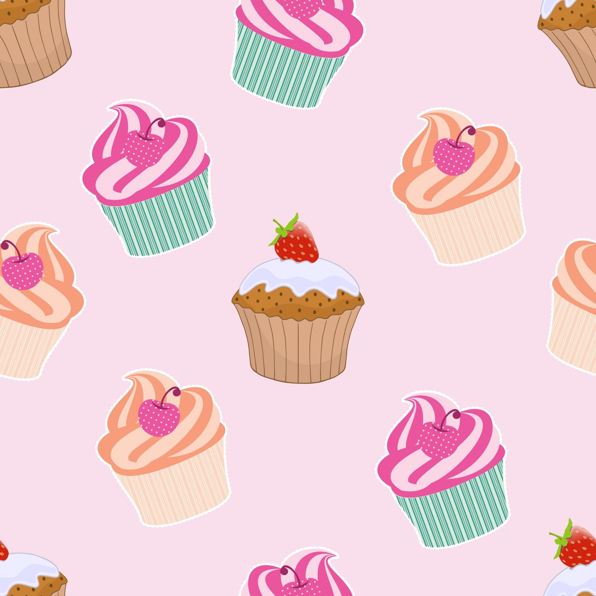 Detail Cupcake Wallpaper Nomer 2