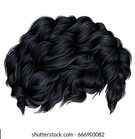 Detail Curly Black Hair Png Nomer 38