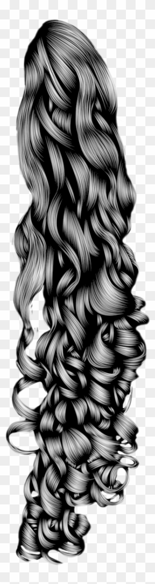 Detail Curly Black Hair Png Nomer 47