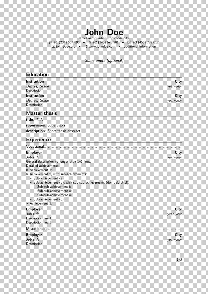 Detail Curriculum Vitae Png Nomer 43