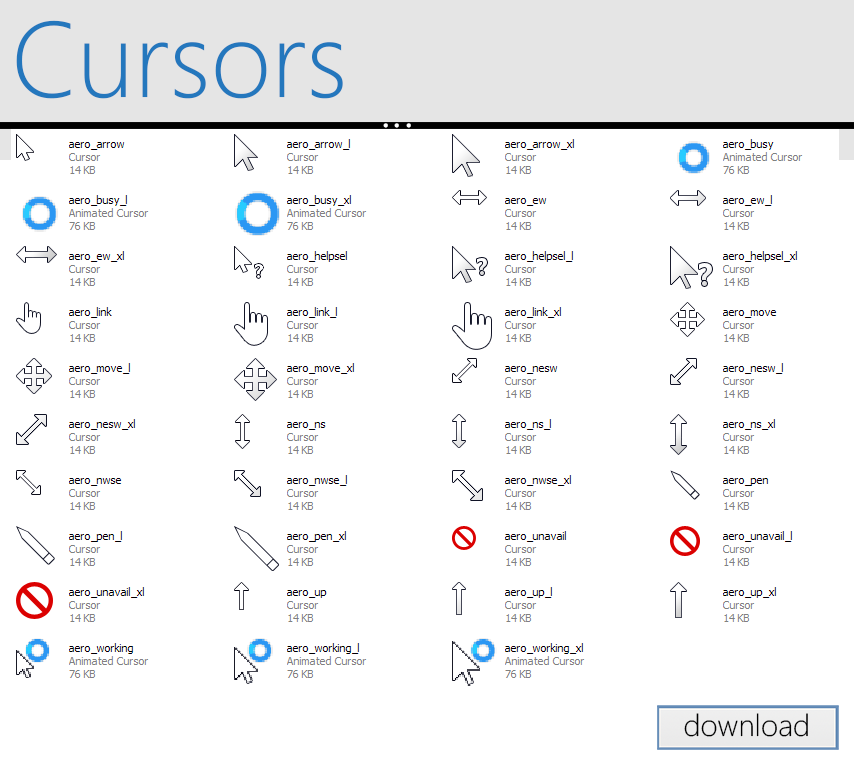 Detail Cursor Download Windows 10 Nomer 18