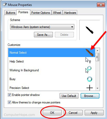 Detail Cursors Mouse Pointers Nomer 35