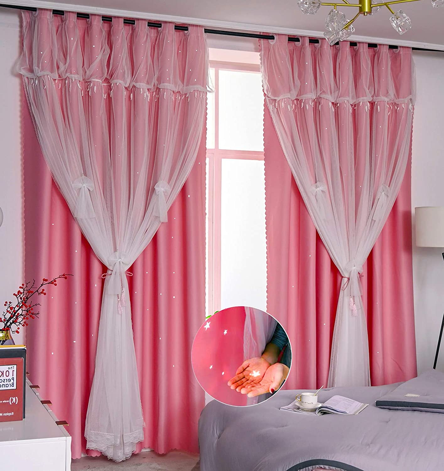 Detail Curtains With Star Cutouts Nomer 4