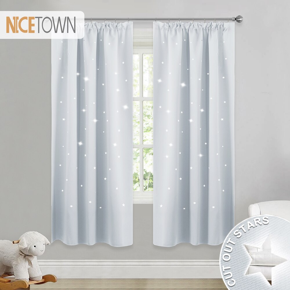Detail Curtains With Star Cutouts Nomer 10