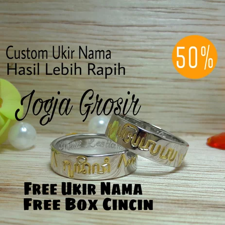 Detail Custom Cincin Perak Nomer 7