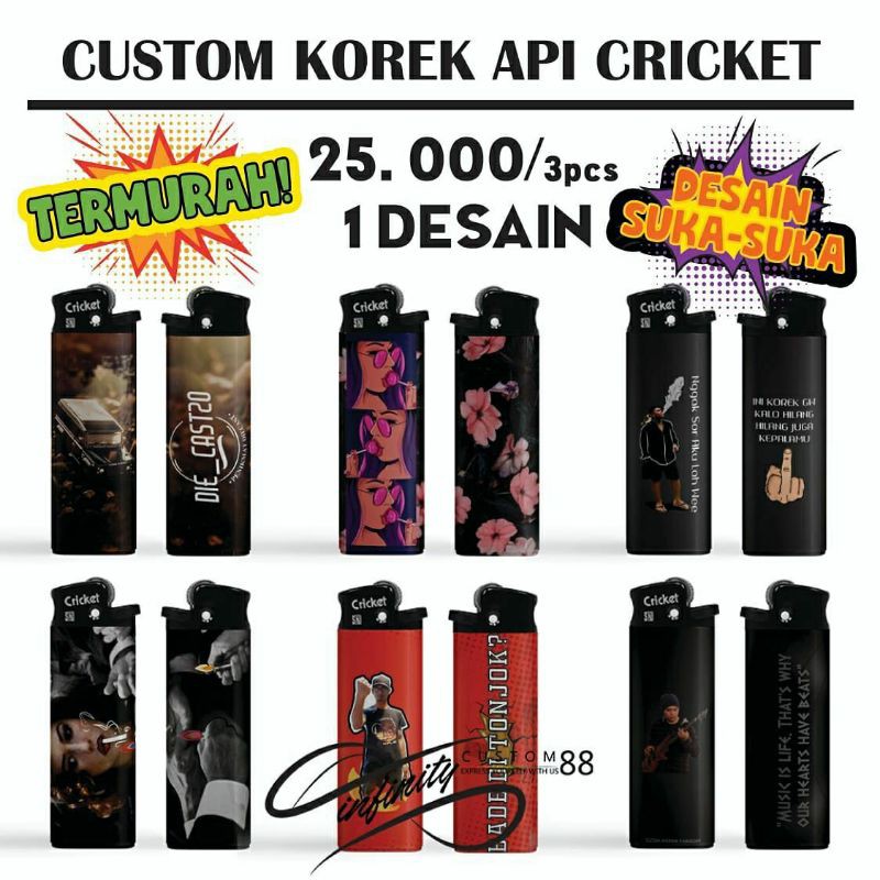 Detail Custom Korek Api Nomer 19
