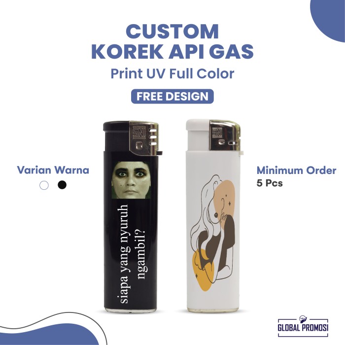 Detail Custom Korek Api Nomer 3