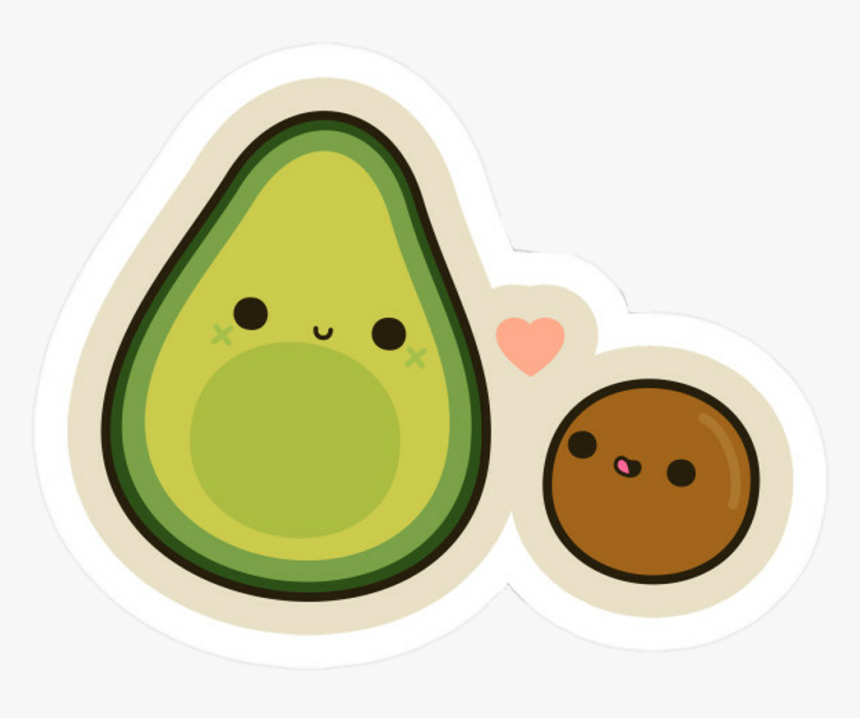 Cute Avocado Clipart - KibrisPDR