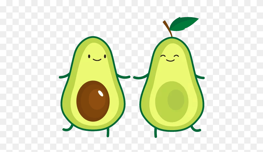 Detail Cute Avocado Clipart Nomer 15