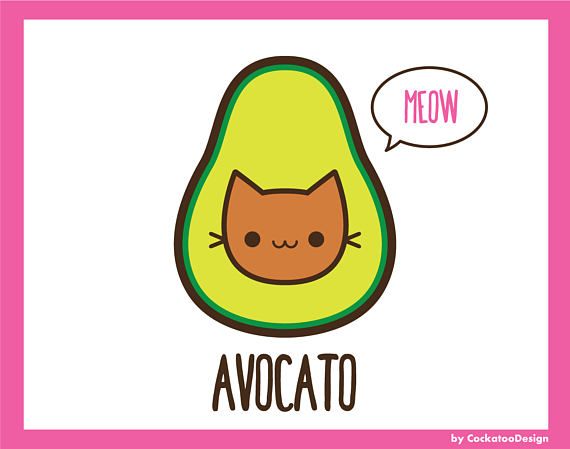 Detail Cute Avocado Clipart Nomer 28