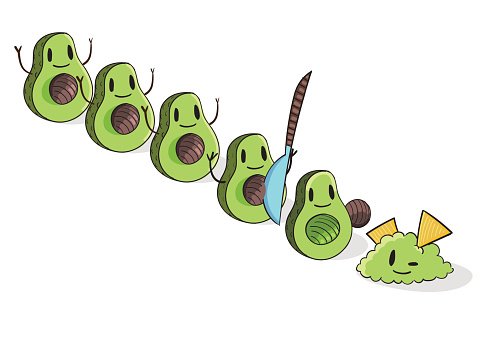 Detail Cute Avocado Clipart Nomer 47