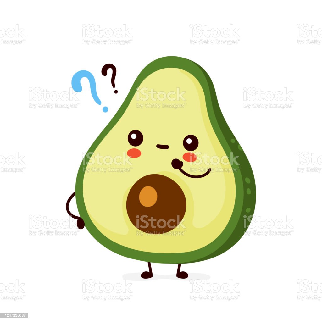 Detail Cute Avocado Clipart Nomer 53