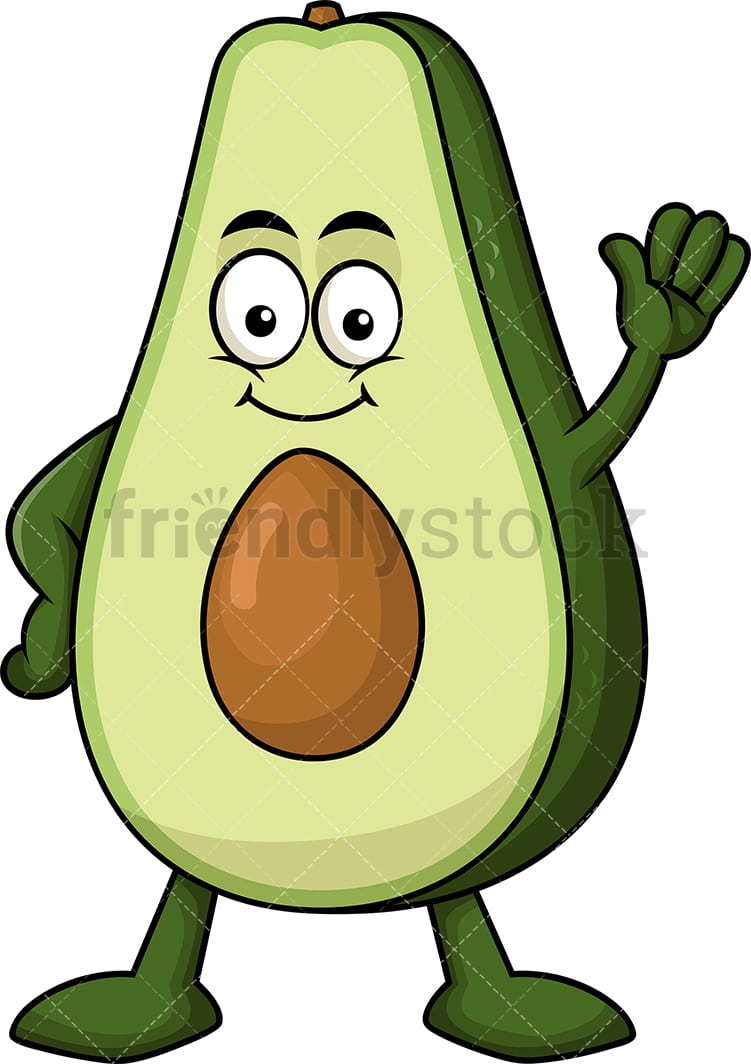 Detail Cute Avocado Clipart Nomer 54