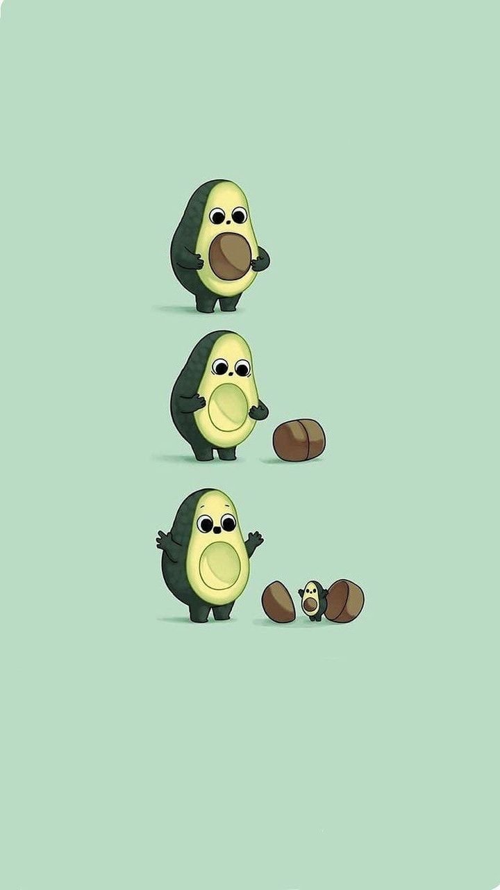 Cute Avocado Wallpaper Iphone - KibrisPDR